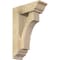 Ekena Millwork Westlake Traditional Rough Sawn Bracket w/ Offset Brace, Douglas Fir, 6"W x 16"D x 24"H BKT0604X16X24WTL01RDF - alternate 1